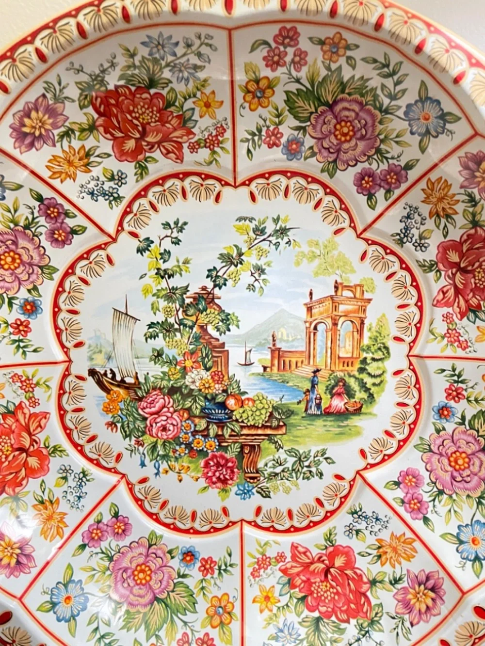 Vintage 1971 Daher Decorated Ware Tin Bowl - 10